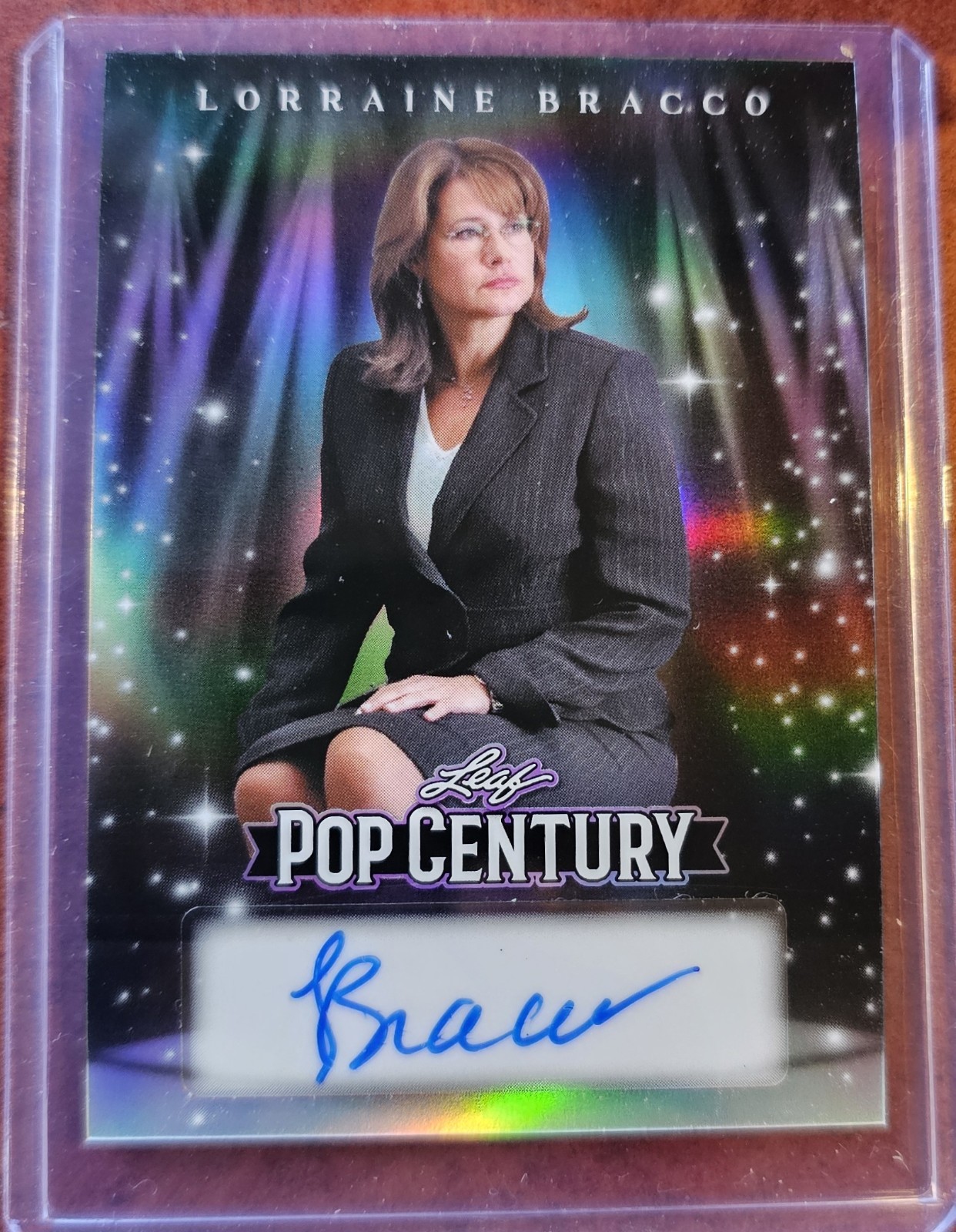 2025 Leaf Pop Century LORRAINE BRACCO AUTO Sp Card #16/25 Autograph Refractor