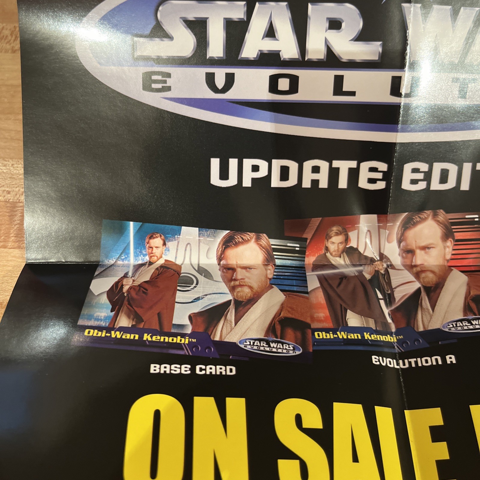 2006 Topps Star Wars Evolution Update Edition Box Topper Poster 10 1/2 X 17 New