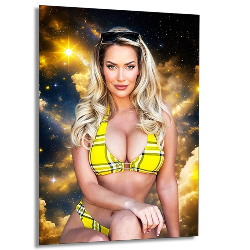 PAIGE SPIRANAC GOLF Model Heavenly Belles ACEO Art Print Card by RoStar #4/7