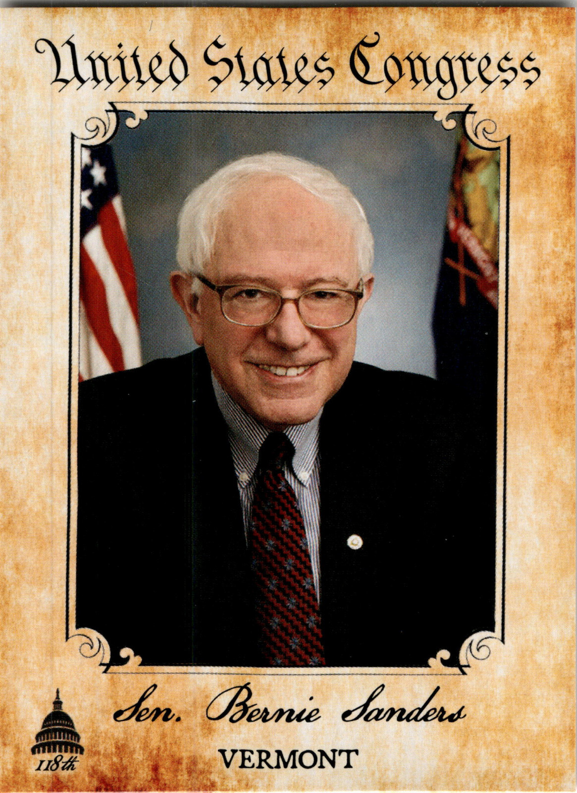 2023-24 Fascinating Cards Congress Pick a Card Vermont