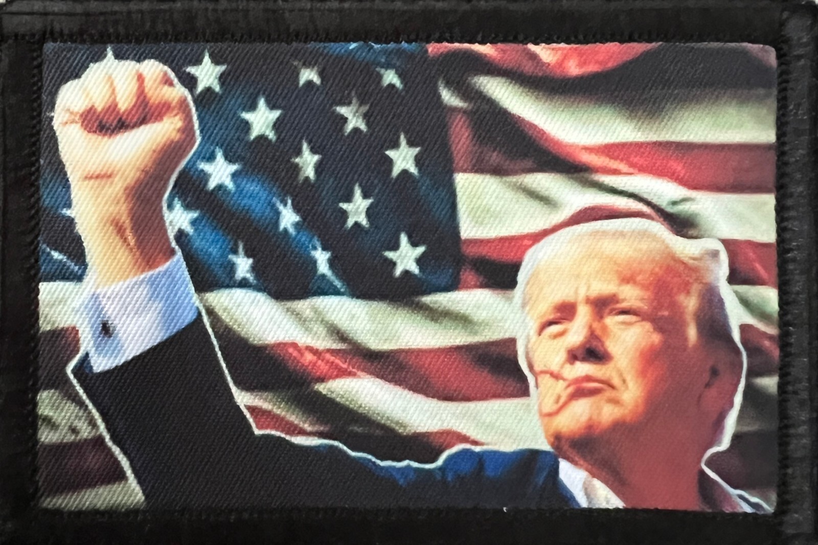 Subdued Republican Party Morale Patch, Patriotic Patriot Patch Made in the USA