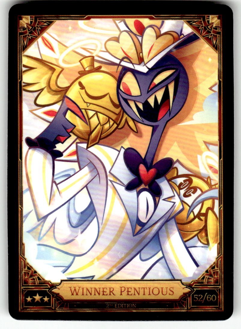 Hazbin Hotel Season 2 Trading Cards 52/60 WINNER PENTIOUS 2nd Edition NON-FOIL