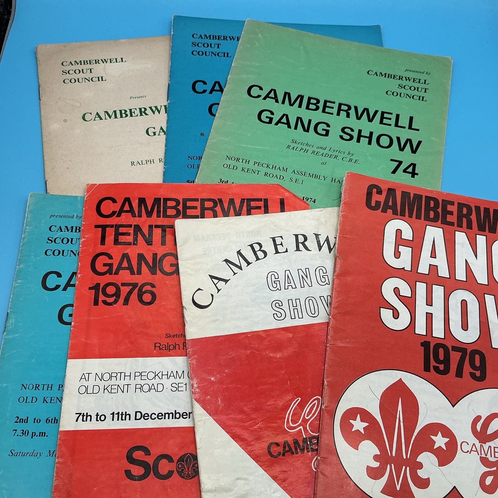 Camberwell Scouts Gang Show Programmes 7 From The 1970s