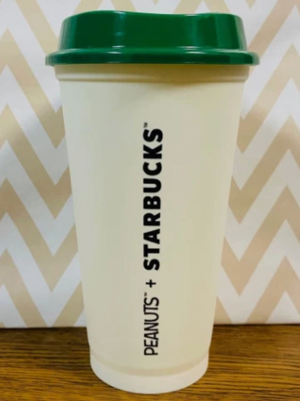 Peanuts x Starbucks Snoopy Reusable Cup 16oz / 473ml White Joe Kind Edition 2025