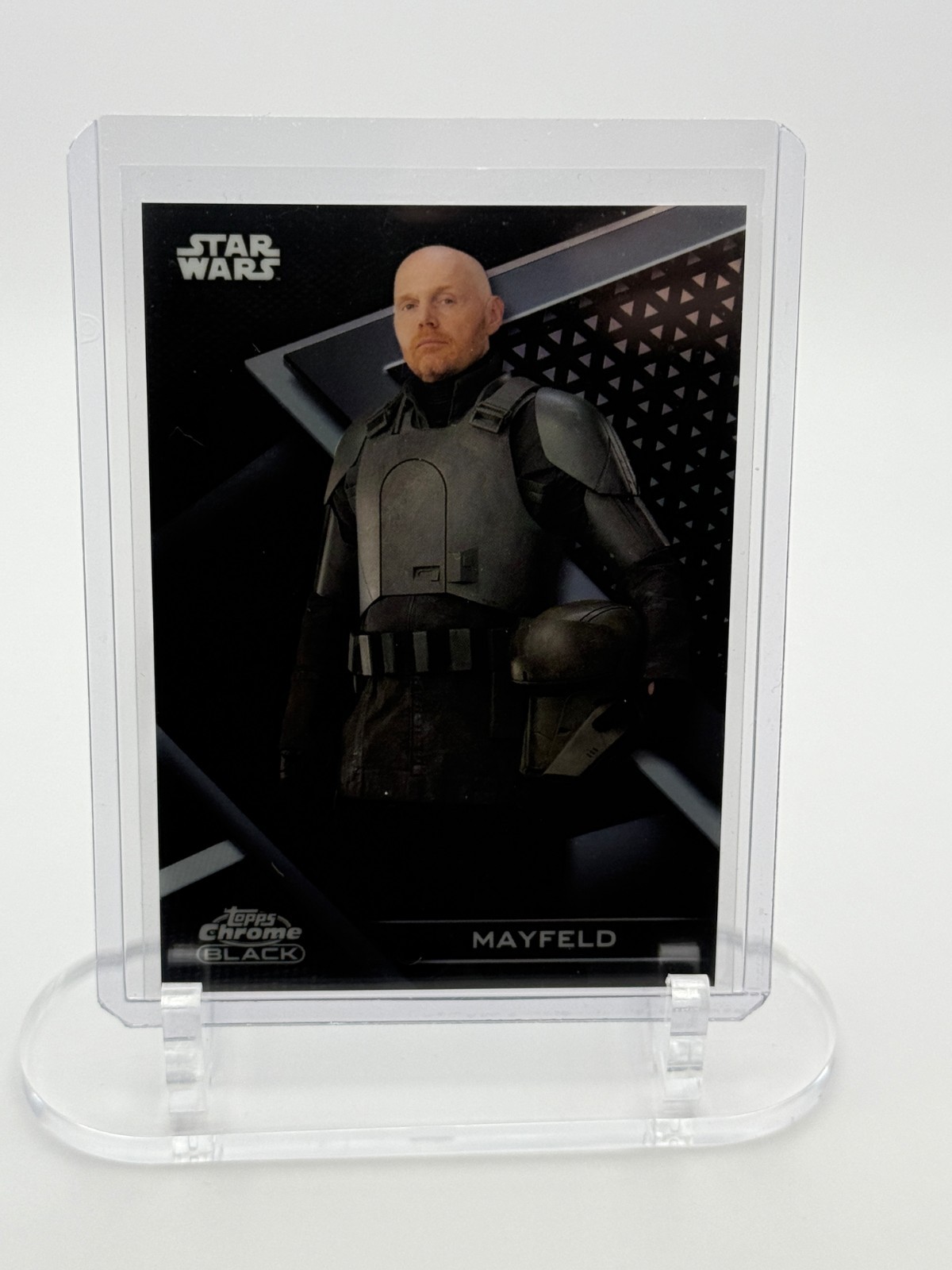 2022 Topps Chrome Black Star Wars Parallel Refractor #58 Mayfeld 094/199