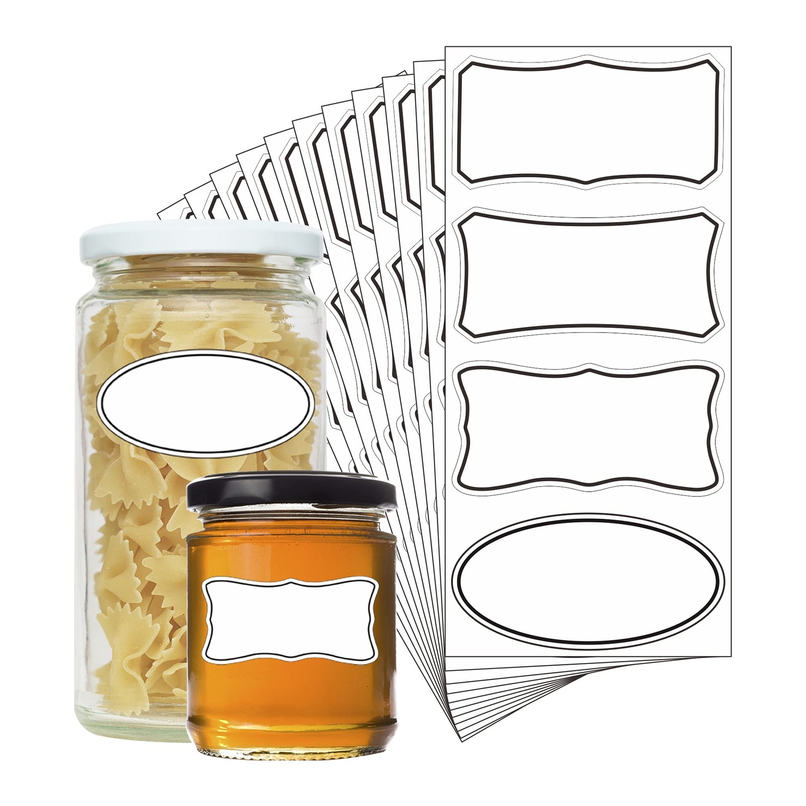 Removable Freezer Labels Easy Peel Off – Frozen Food Storage Labels Type 2