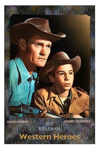 4″X 6″ Magnet “THE RIFLEMAN”- TV show- JOHNNY CRAWFORD, CHUCK CONNORS