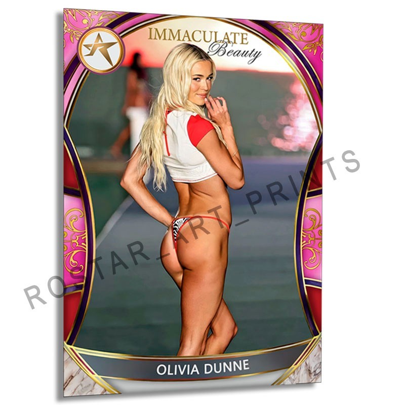 OLIVIA LIVVY DUNNE Beauty Card GOF Rostar CUSTOM SP Card LDU2