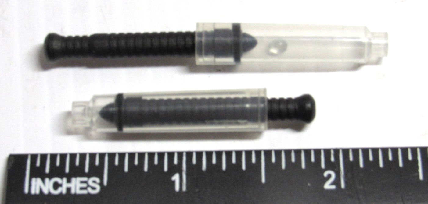 SET OF 2 Monteverde Refills Mini Push Ink Fountain Pen Converter – 31072 -New