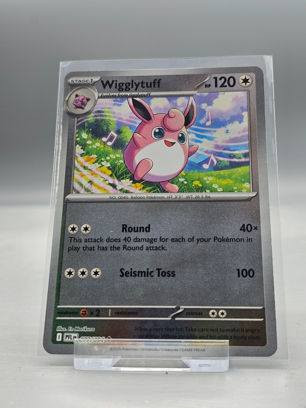 077/094 Wigglytuff : (Reverse Holo) Card : Phantasmal Flames : Pokemon TCG