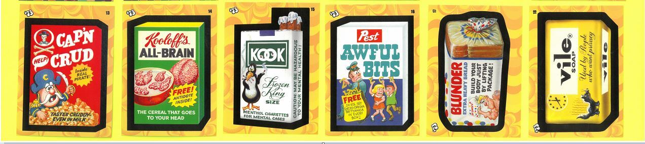2023 Topps Wacky Packages: Flashback Celebrating ’73 COMPLETE YOUR SET – SINGLES