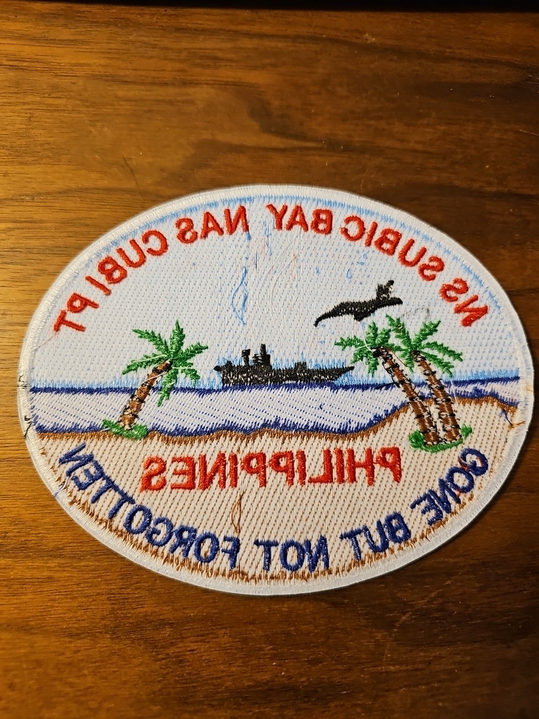 US NAVY BASE PATCH, NS SUBIC BAY/ NAS CUBI PT, PHILIPPINES Y