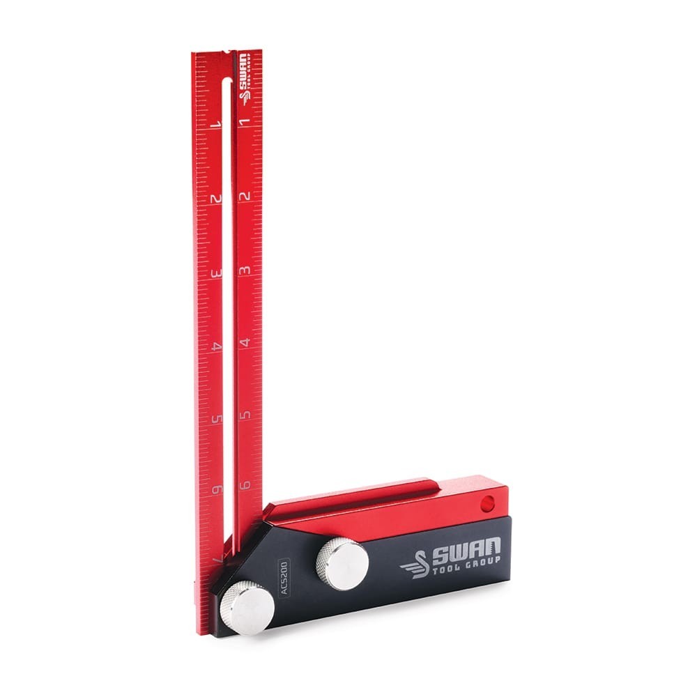 8″ Ridgway Adjustable Carpenter Square – 4 Tools in One: Combination Square…