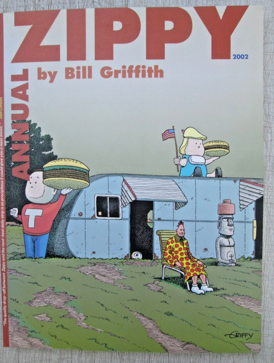2002 Zippy the Pinhead Annual SIGNED Bill Griffith Trade Paperback 1st Edition