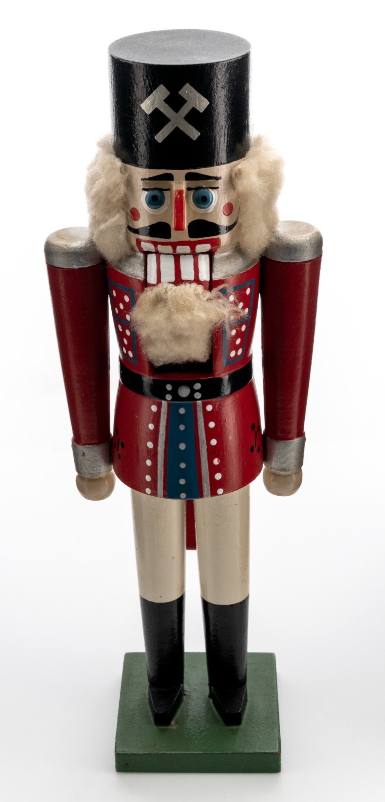Vintage Large German Miner Nutcracker 16.5in 2.4lbs Bergmann? 1970s-1990s USED