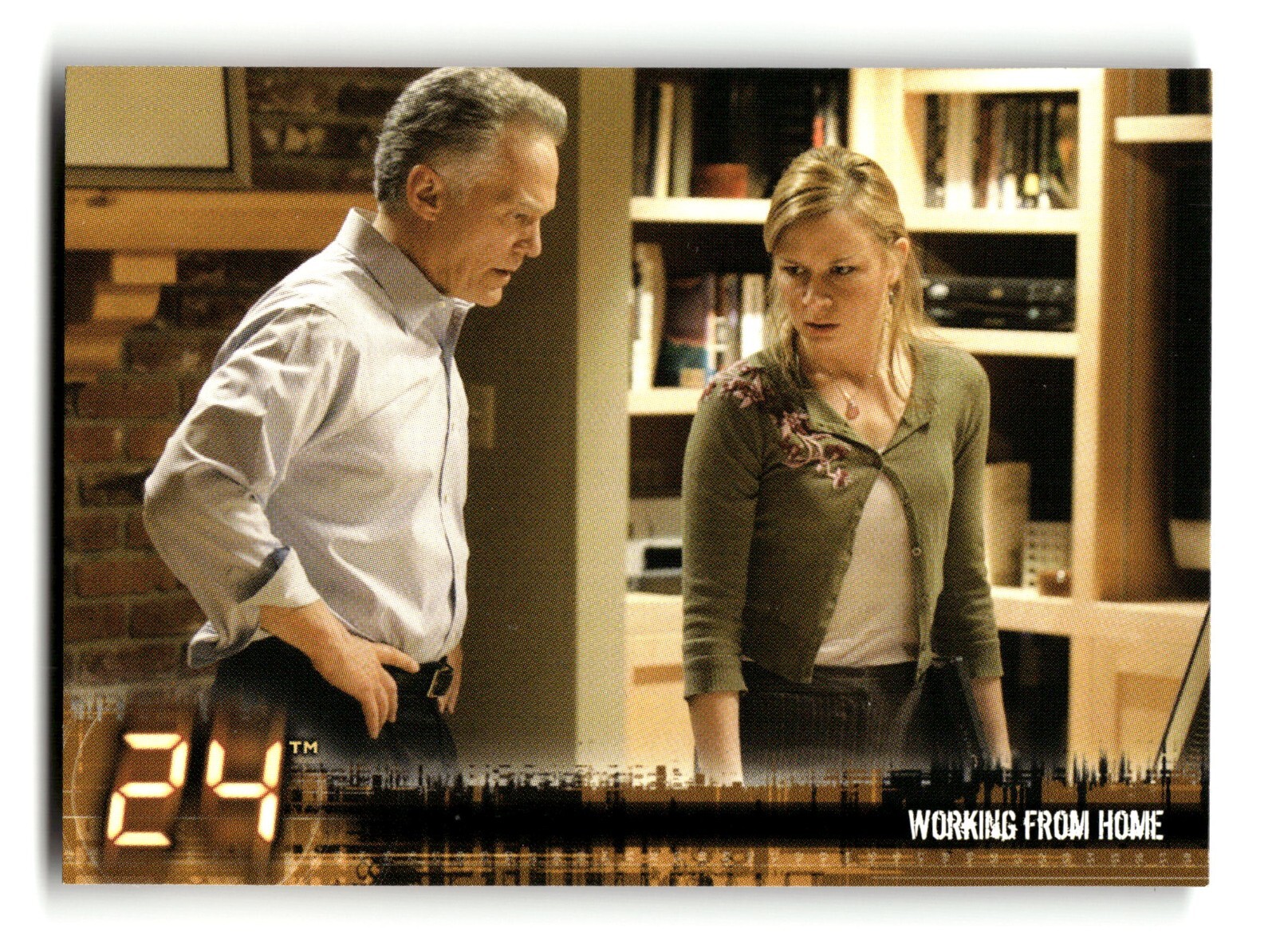 2008 Artbox 24 Season 5 Trading Card Working from Home #70