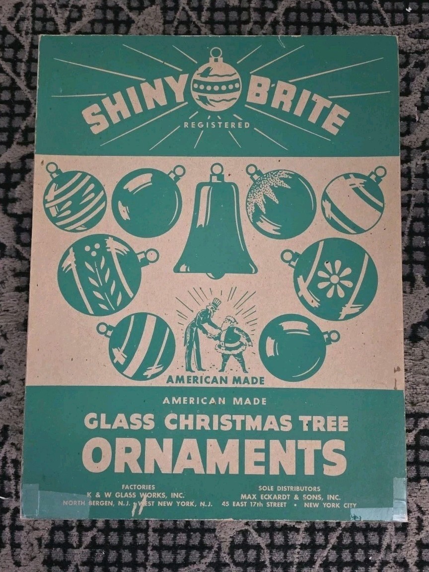 21 Glass Ornaments Handcrafted Decoupage Christmas STAMPS 1930’s -1970’s Antique