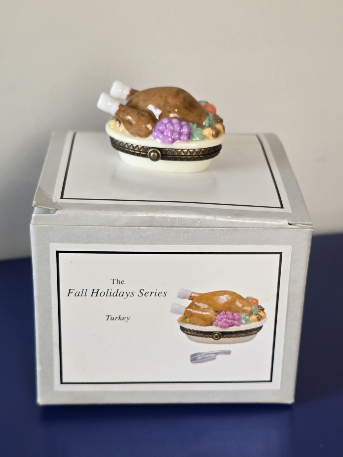 Miniature Roasted Turkey Trinket Box PBH Collection