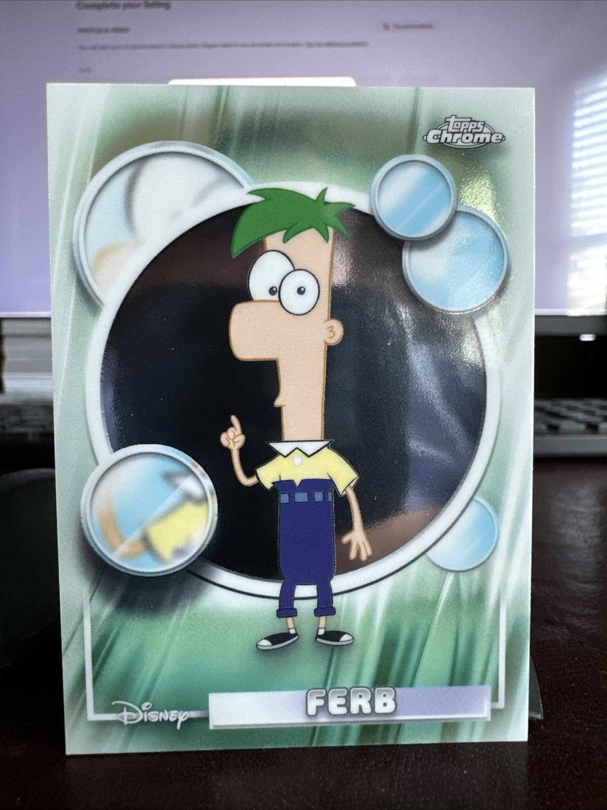 Ferb from Phineas & Ferb 2026 Disney Topps Chrome #116 Trading Card