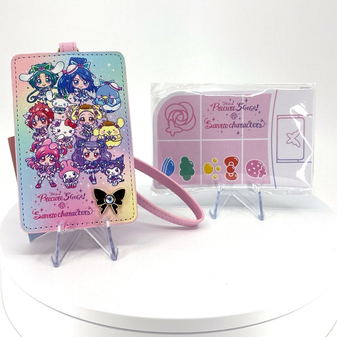 New Pretty Cure & Sanrio Collab! Pass Case & Notepad