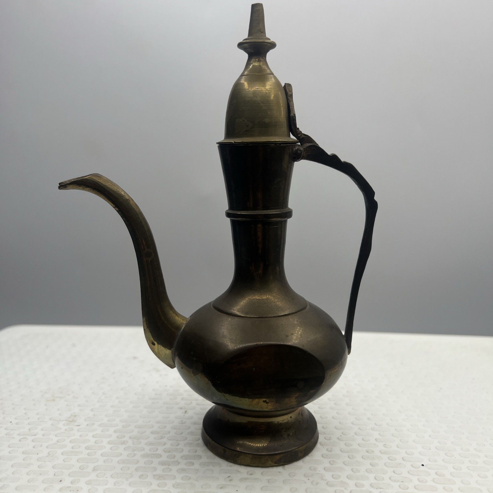 Vintage Brass Aladdins Lamp Turkish Coffee Maker 6.5” Middle Eastern India