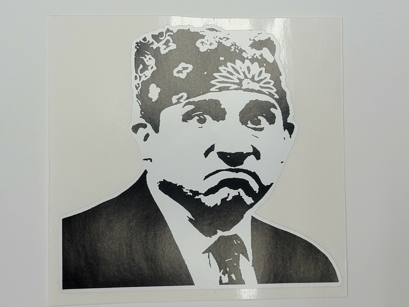 Office Prison Mike Michael Scott Vinyl Sticker Logo Vinyl Decal 4″