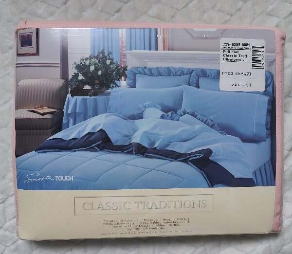 Vintage Flat Full Sheet Classic Traditions Solid Pink JC Penney NEW USA