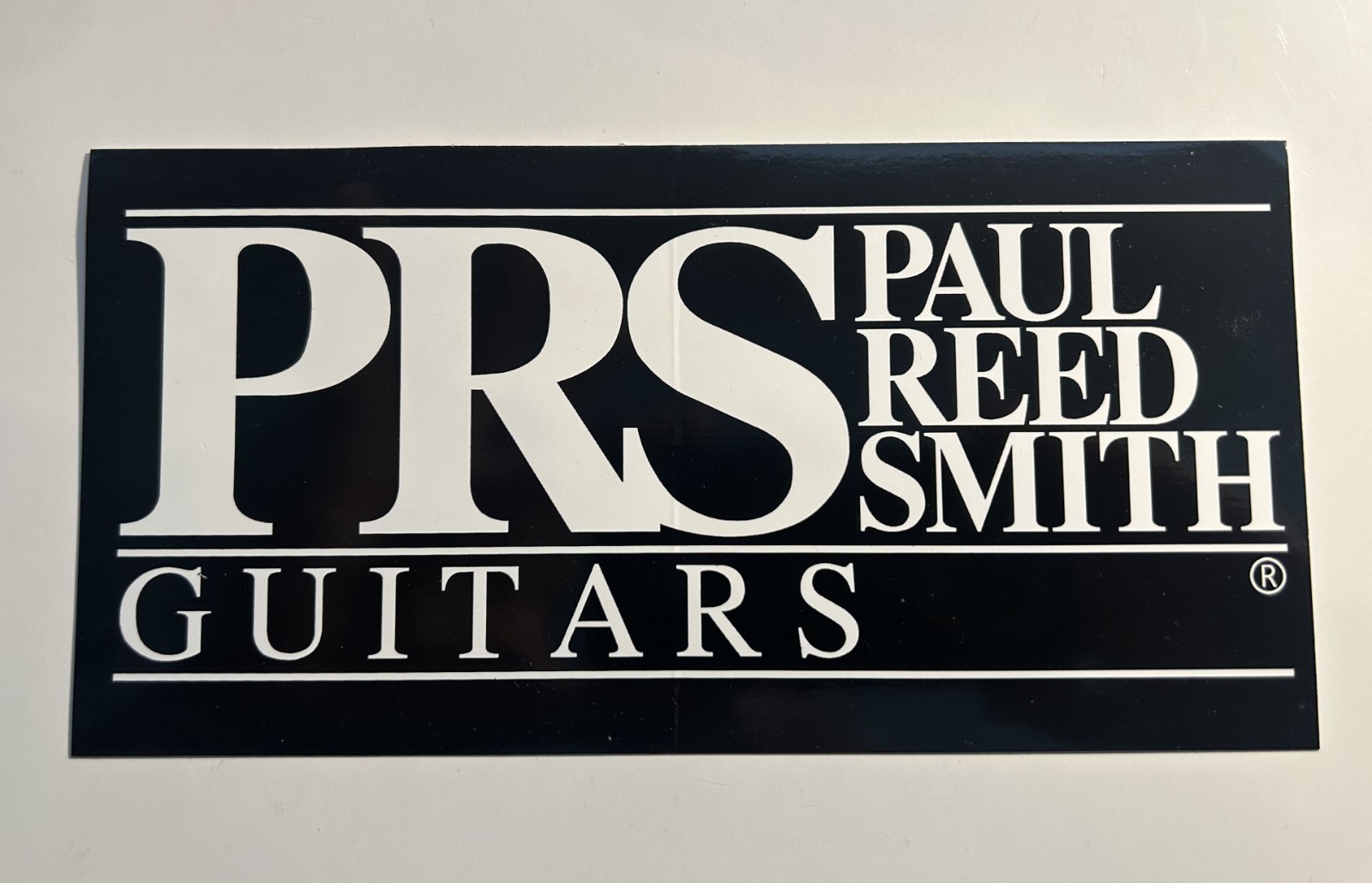 PRS Paul Reed Smith USA Guitars Bumper Sticker 7.5″ X 3.75″