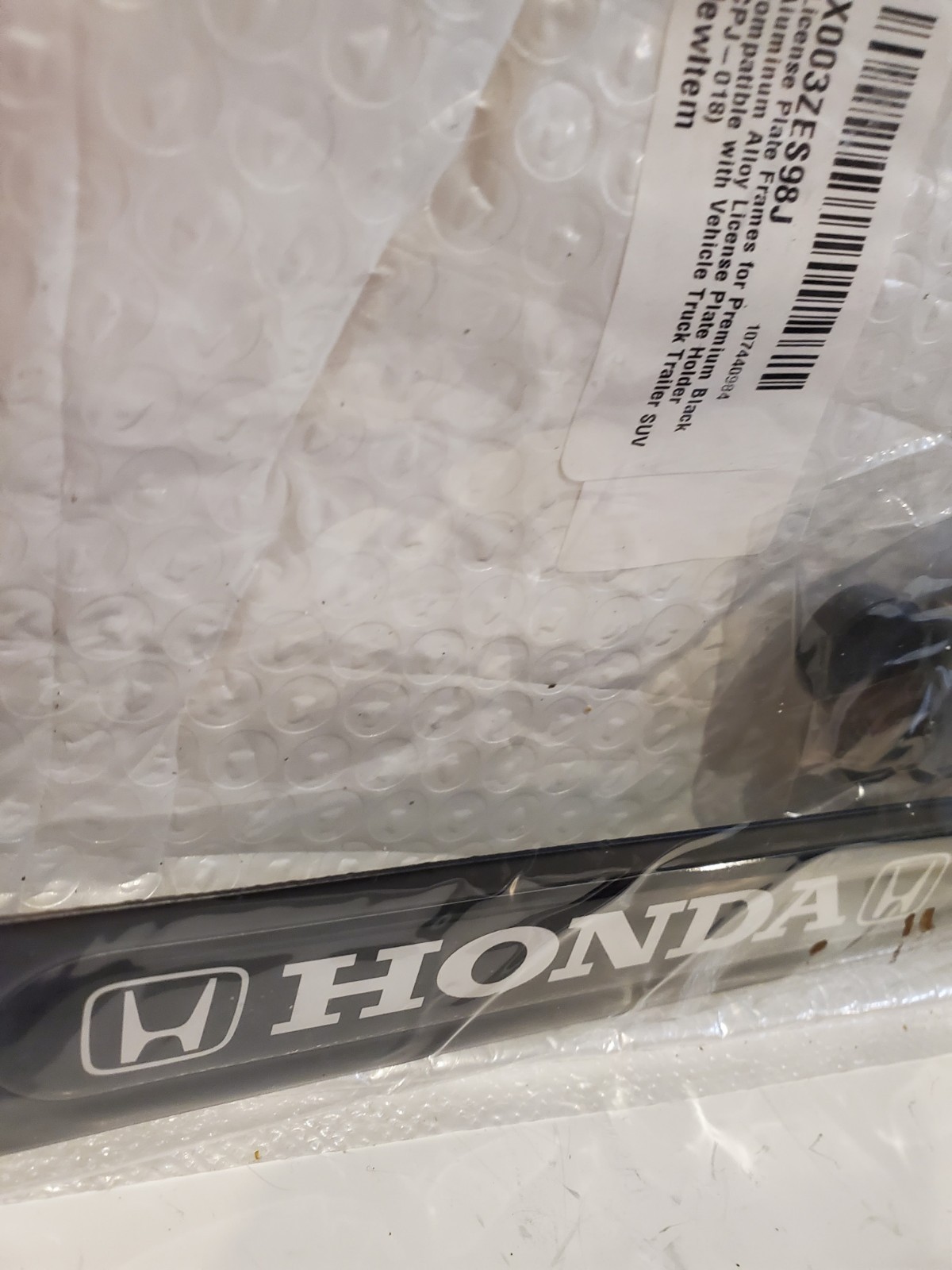 2 PCS Front Back honda License Plate Frame Cover
