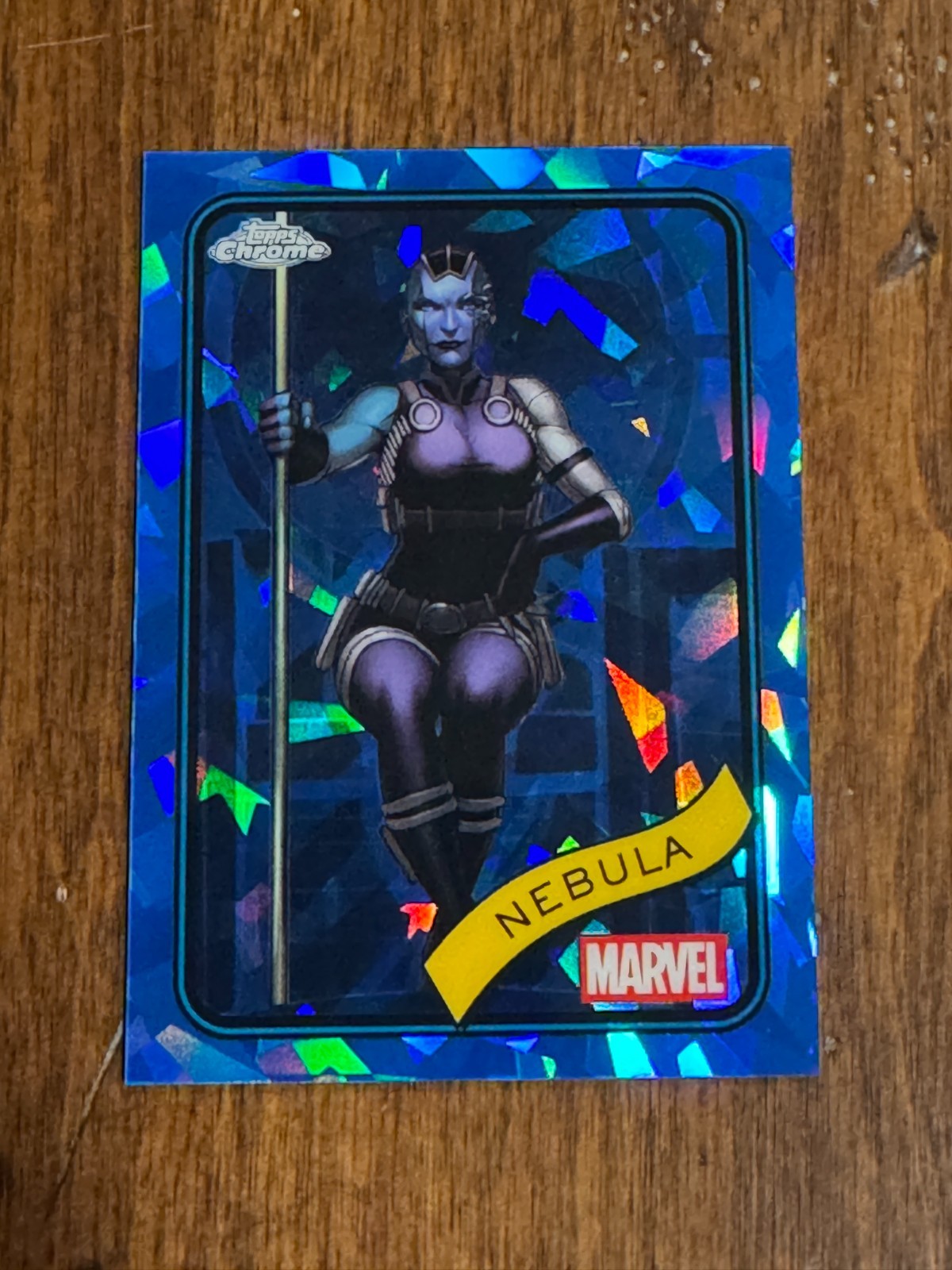 2025 Topps Chrome Marvel Sapphire Nebula #167