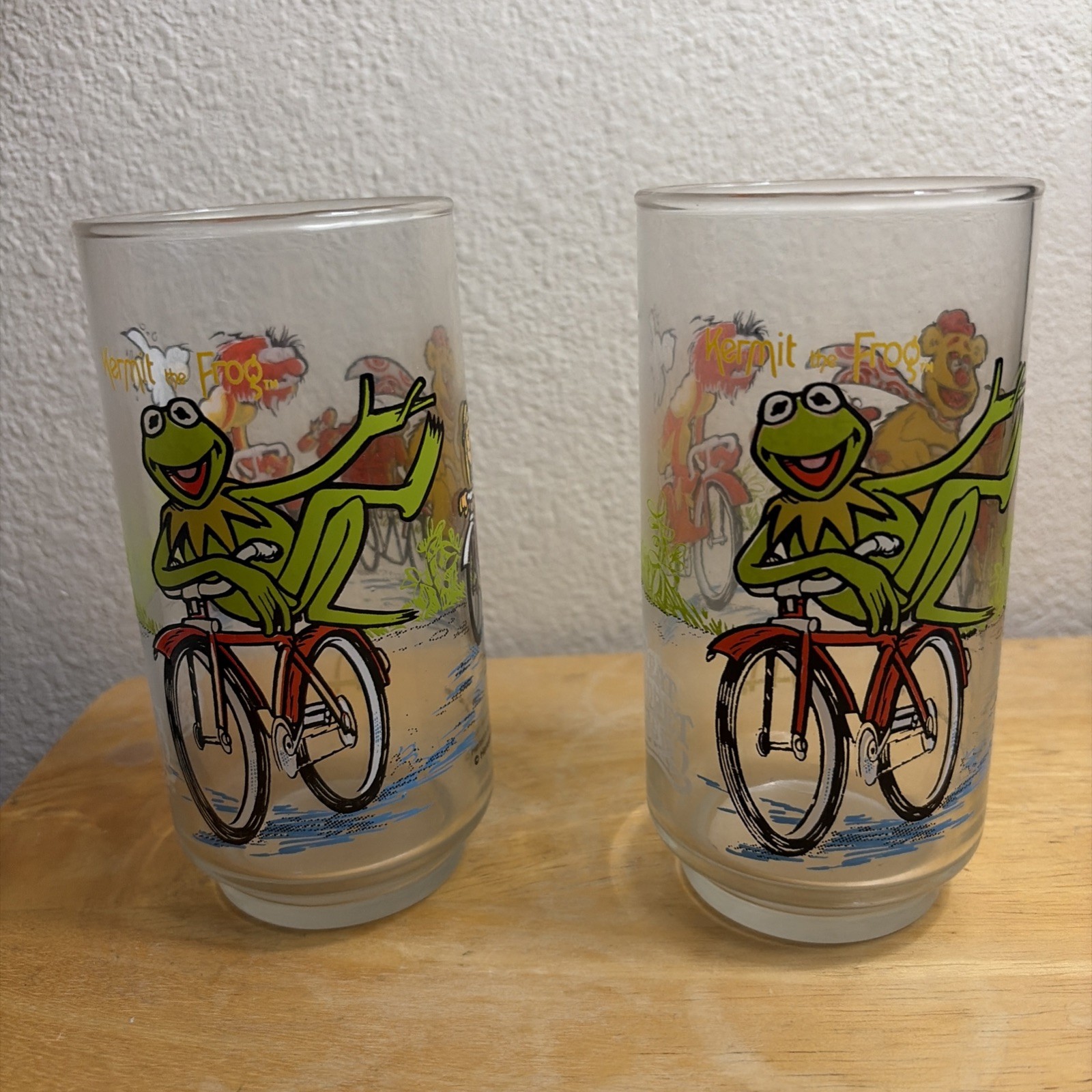 McDonald’s The Great Muppet Caper Glass Set 1981 Multicolor Original lot of 5