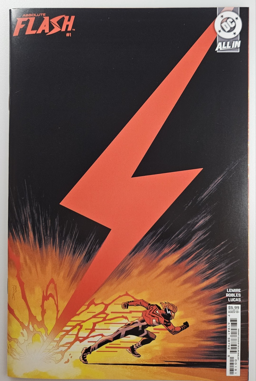 Absolute Flash #1 – 1st Print – Cover E – Declan Shalvey Variant (2025) -DC- New