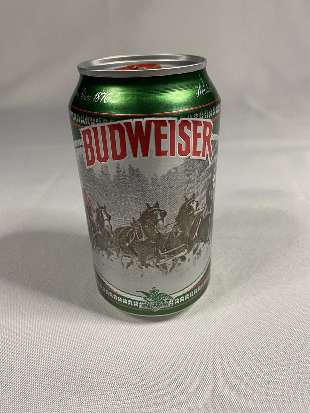 2020 Budweiser Limited Edition Holiday Beer Can 12oz #3 of 4 The Clydesdale