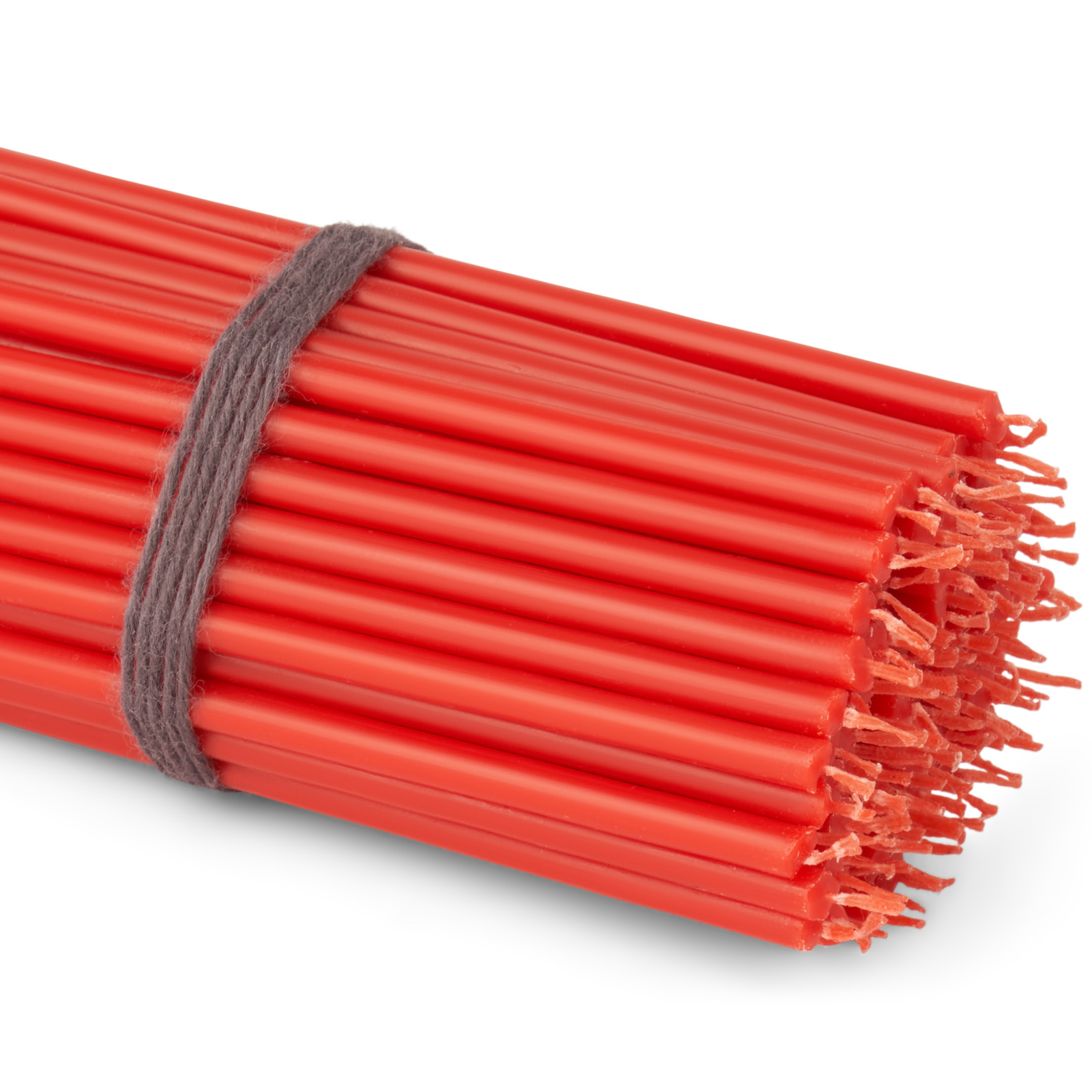 400g (about 100 pcs.) Red altar candles Easter candles length 16 cm high quality