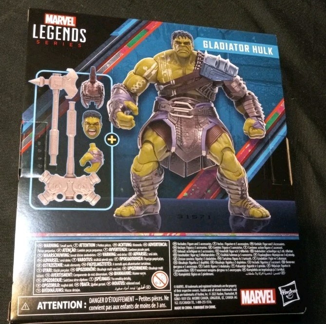 GLADIATOR HULK MARVEL LEGENDS INFINITY SAGA HASBRO MIB SEALED
