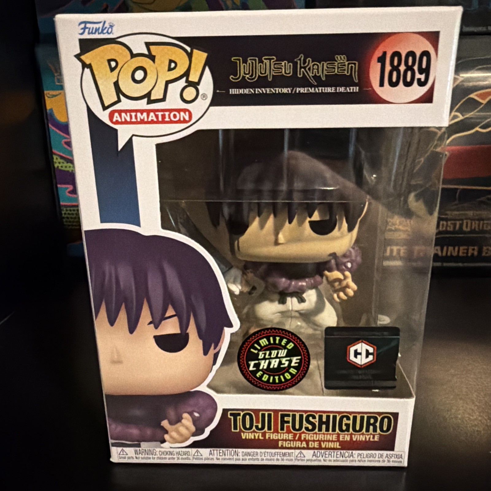 Funko Pop! Vinyl: Jujutsu Kaisen – Toji Fushiguro (Chase) (Glow) – Chalice #1889
