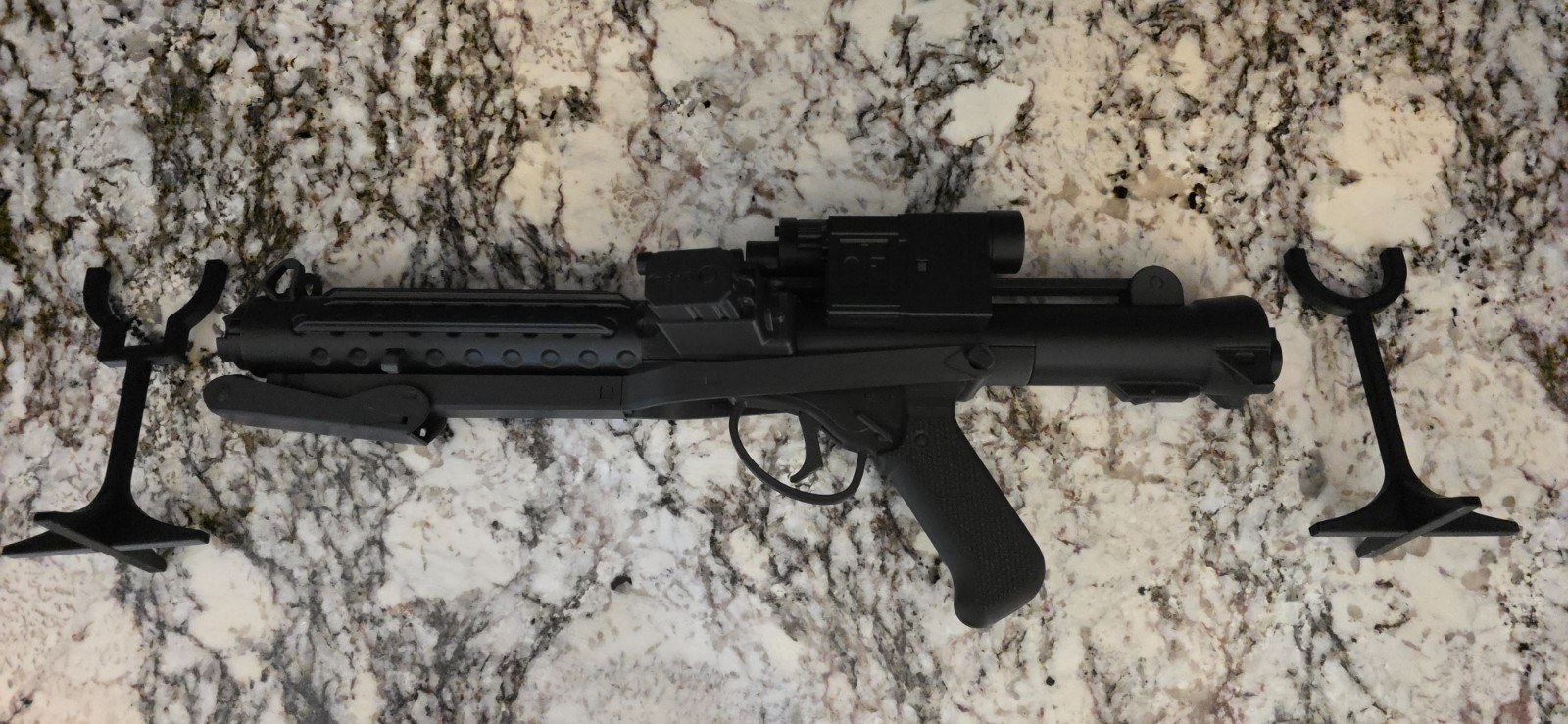 27″ BLACK Edition Stormtrooper E-11 Blaster Rifle ASSEMBLED VERSION | 3D Printed