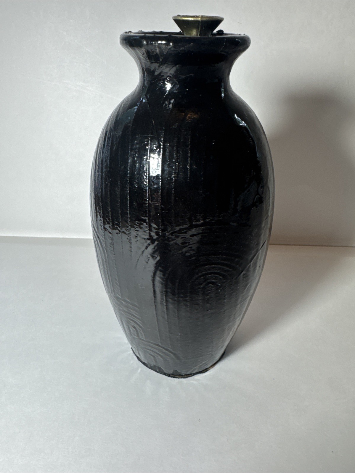 Hand Painted 3D Printed Cascade Backflow Incense Burner Epoxy Resin Coated