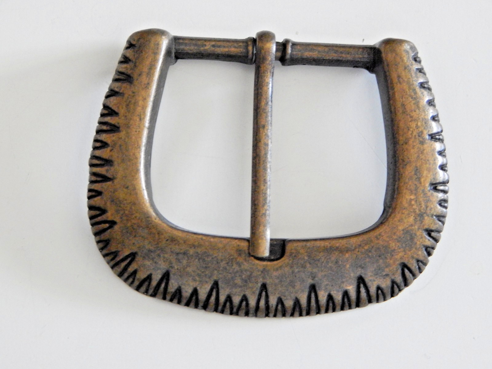 Vintage Century Canada Antique Brass End Bar Belt Buckle Fits 1-1/2″