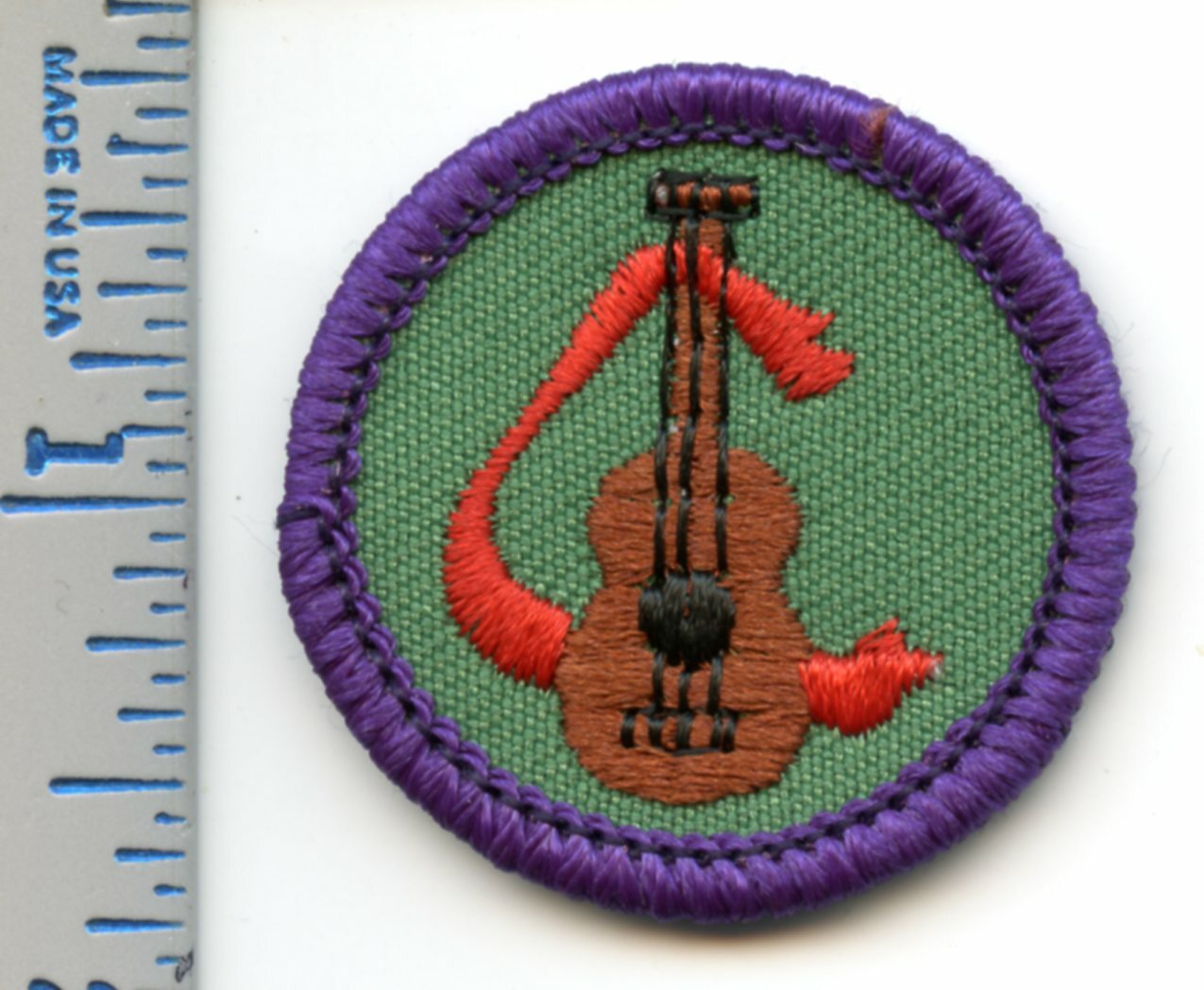 Vintage Girl Scout Badge – Music Lover – 1980-2001 – retired