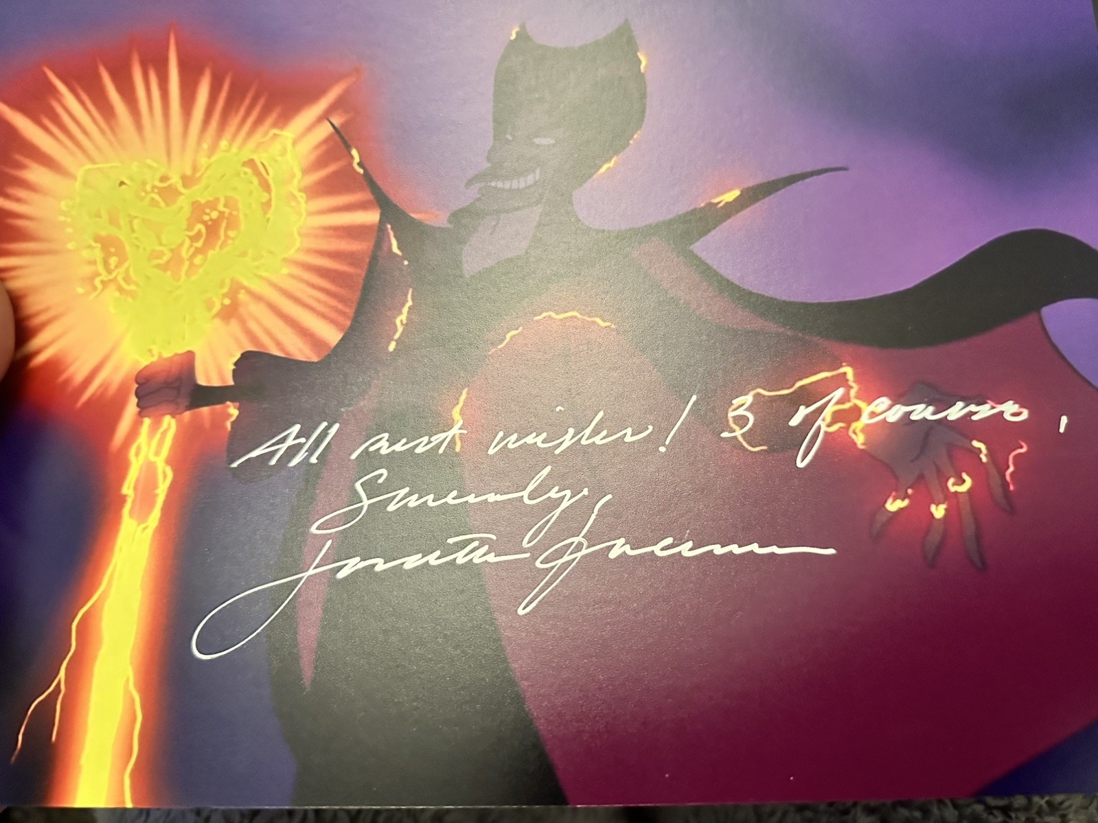 Jonathan Freeman Signed Autograph Photo – Disney – ALADDIN – JAFAR