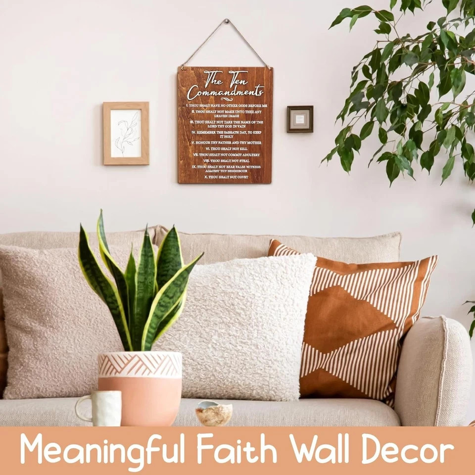 The Ten Commandments Wall Decor – 10 Art, Commandment