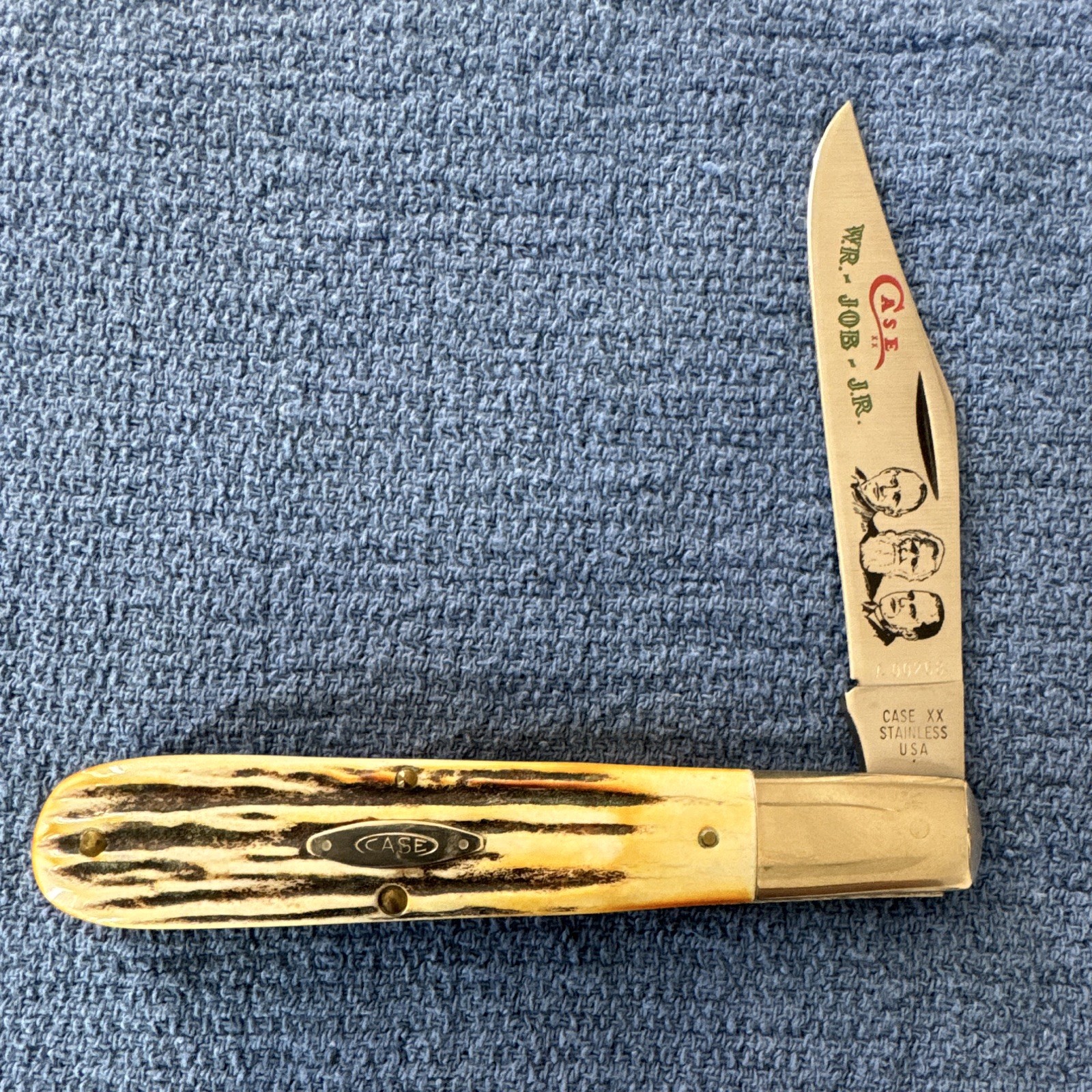 Vintage CASE XX 5143 SSP Limited Production FOUNDERS Stag Knife W.R.-JOB-J.R.
