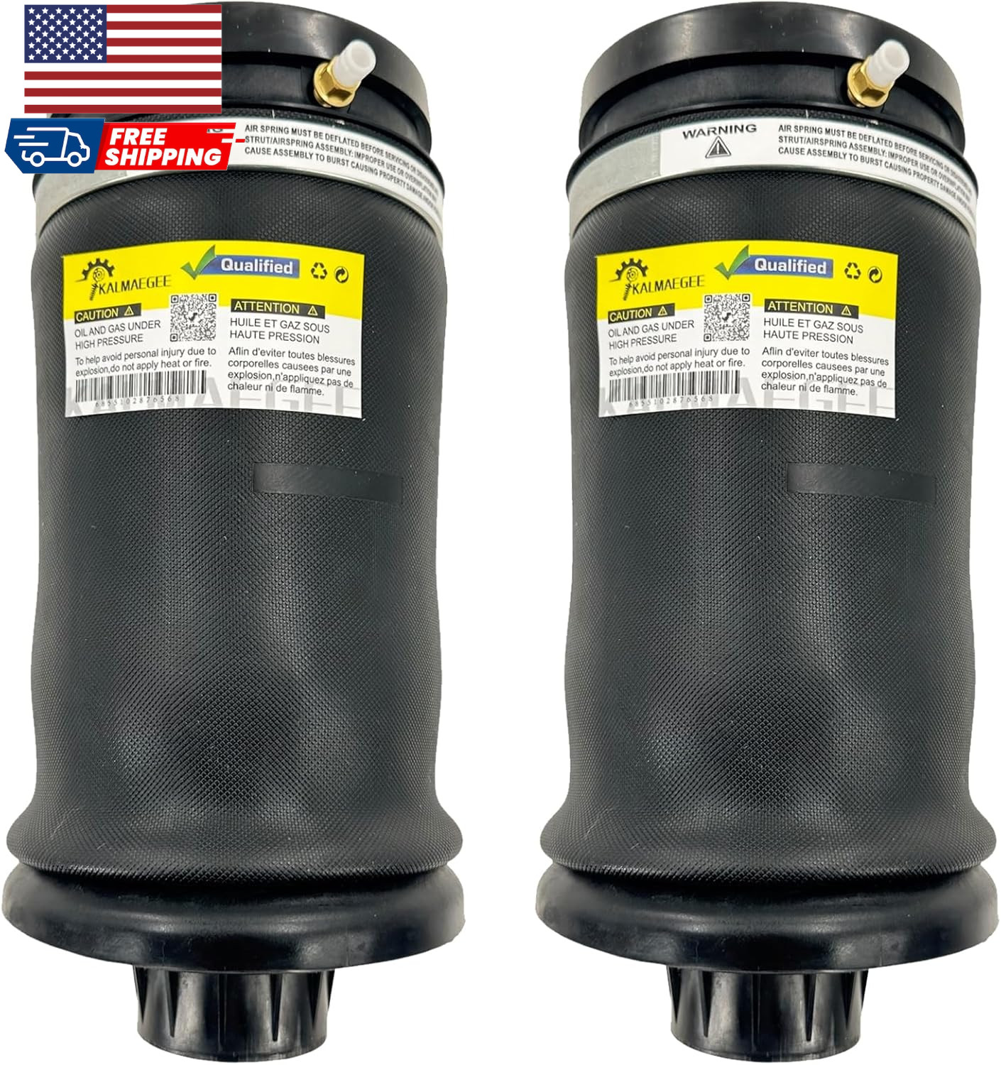 2PCS Rear Air Suspension Spring Bags Mercedes-Benz X164 W164 GL320 GL350 GL450