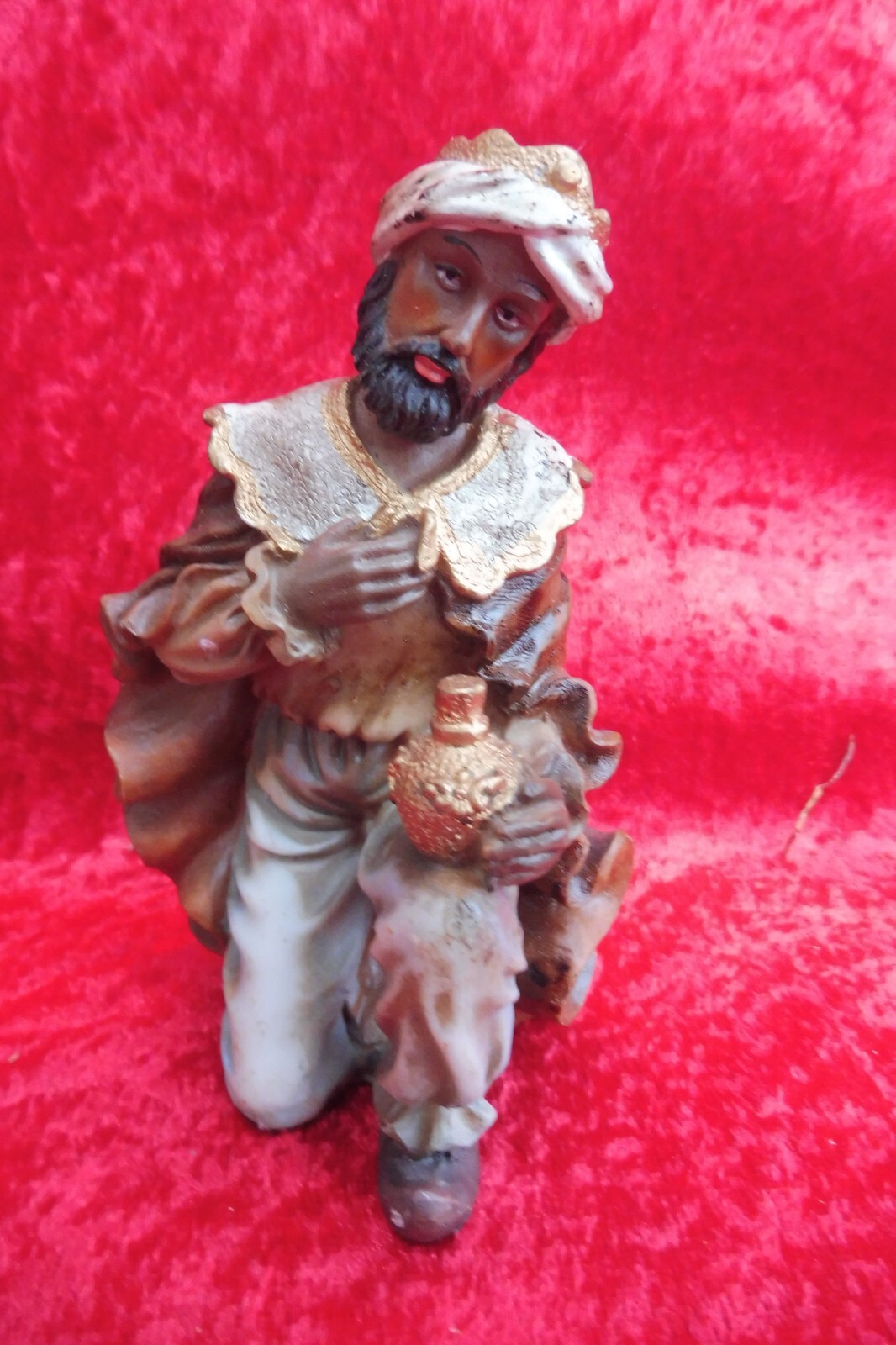 3 Beautiful, Old Nativity Figures, The 3 Holy Kings, About 16Cm