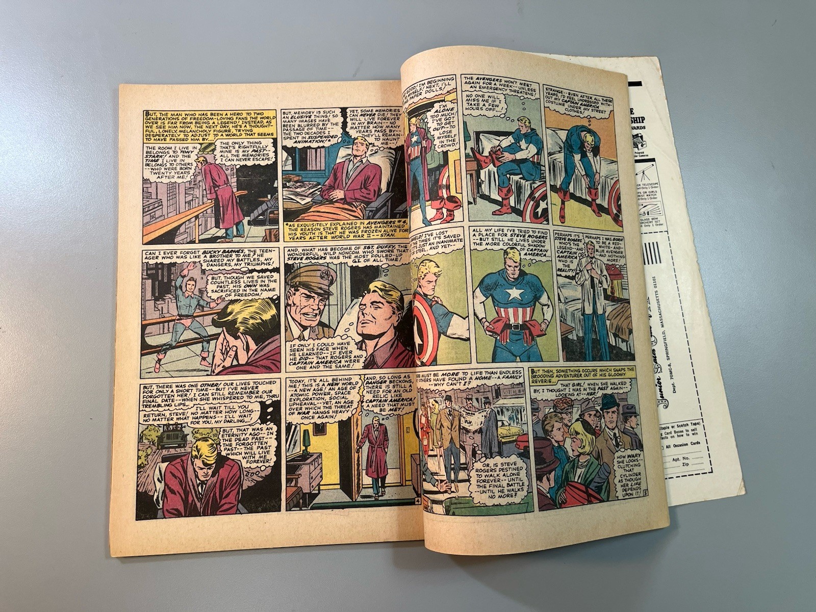 Captain America King-Size #1 1970 🔑Origin Cap retold/Severin Cvr/Kirby interior