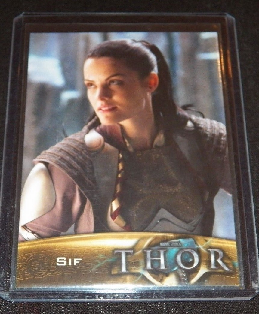Thor Mighty Avenger Character Trading Card #80 Jaimie Alexander as Lady Sif