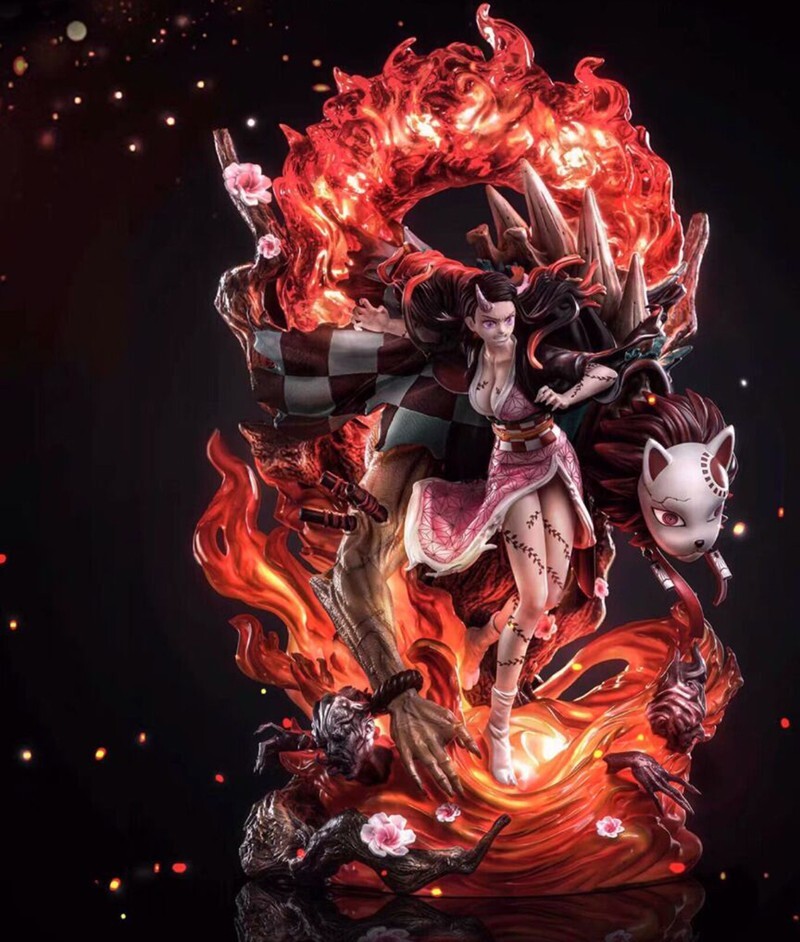 U-King Studio Demon Slayer Kamado Nezuko 1/6 Collection Figure Statue H45CM