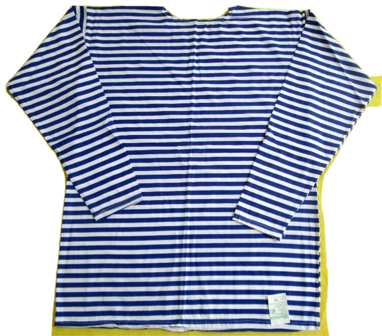 Airborne/Spetsnaz Long Sleeve Striped Shirt Telnyashka/NEW/Sizes/All-Season/Blue