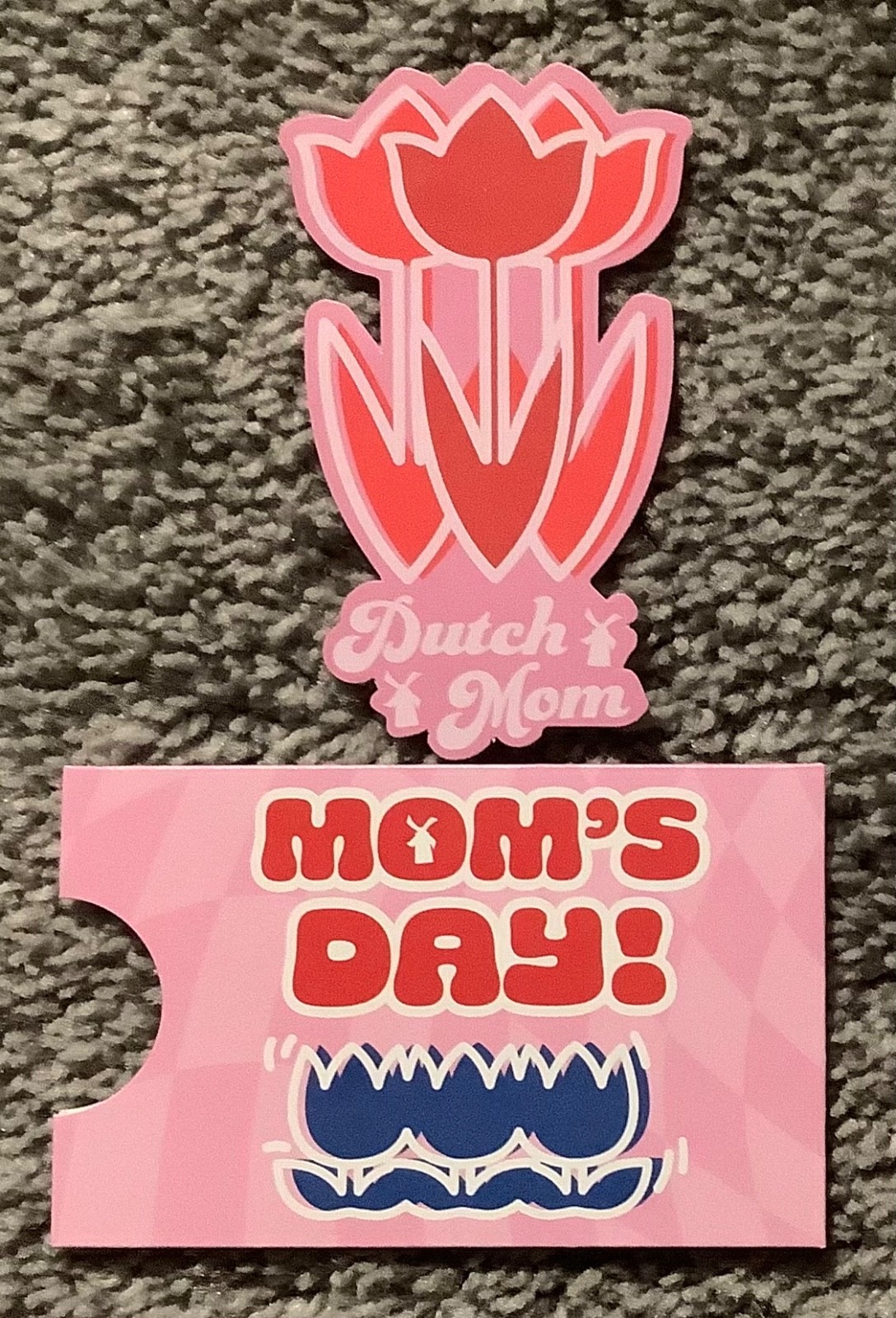 DUTCH BROS DUTCH MOM STICKER & Gift Card Sleeve Mother’s Day MAY 5 2025 New